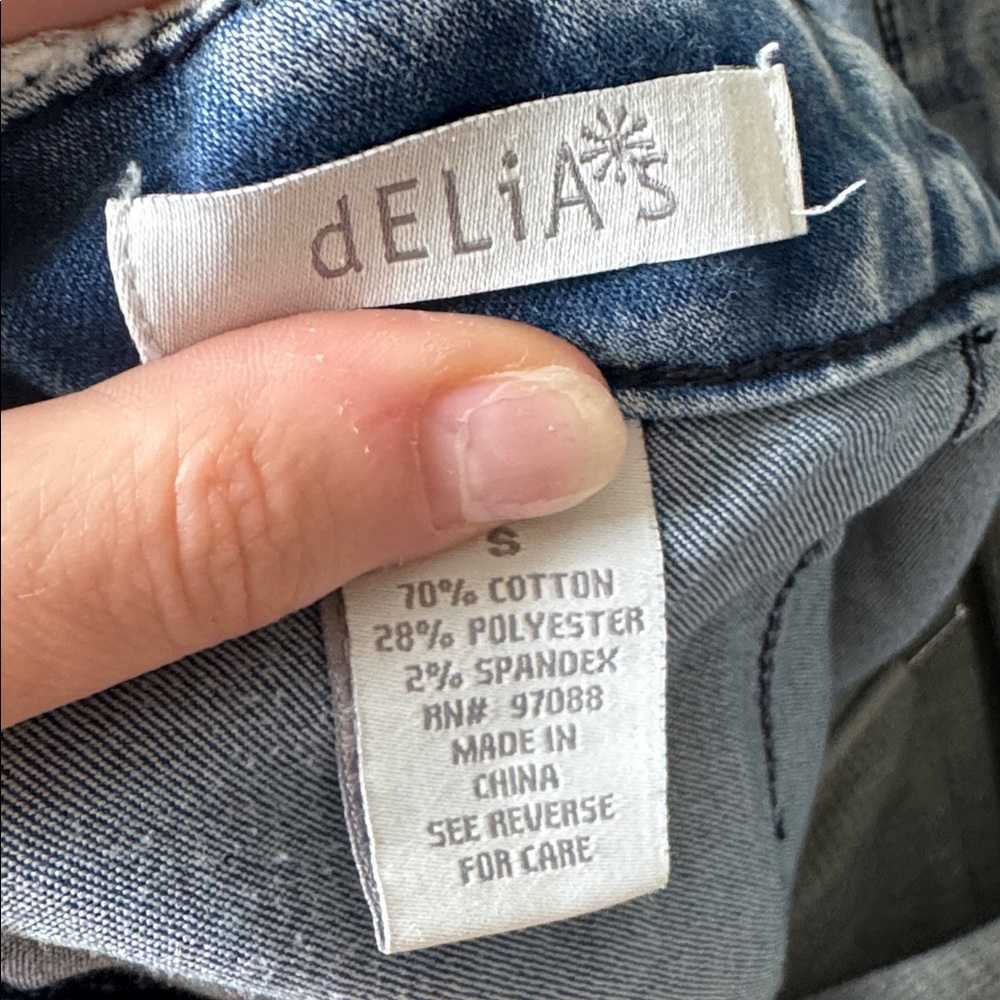 Medium Wash Y2K 90s Denim Mini Skirt - Picture 2 of 10